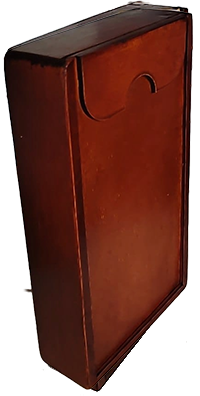 Matera con porta celular y tabla para picar