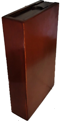 Matera con porta celular y tabla para picar